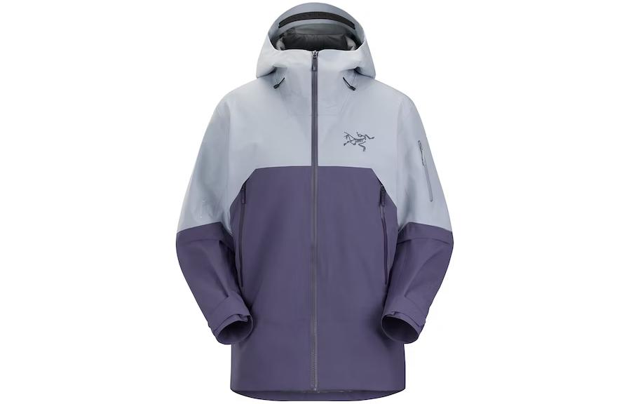 

Arcteryx Мужская ветровка RUSH Outdoor для походов водонепроницаемая ветрозащитная и дышащая, Misty Blue/Eden Purple/Lucent/Multiverse