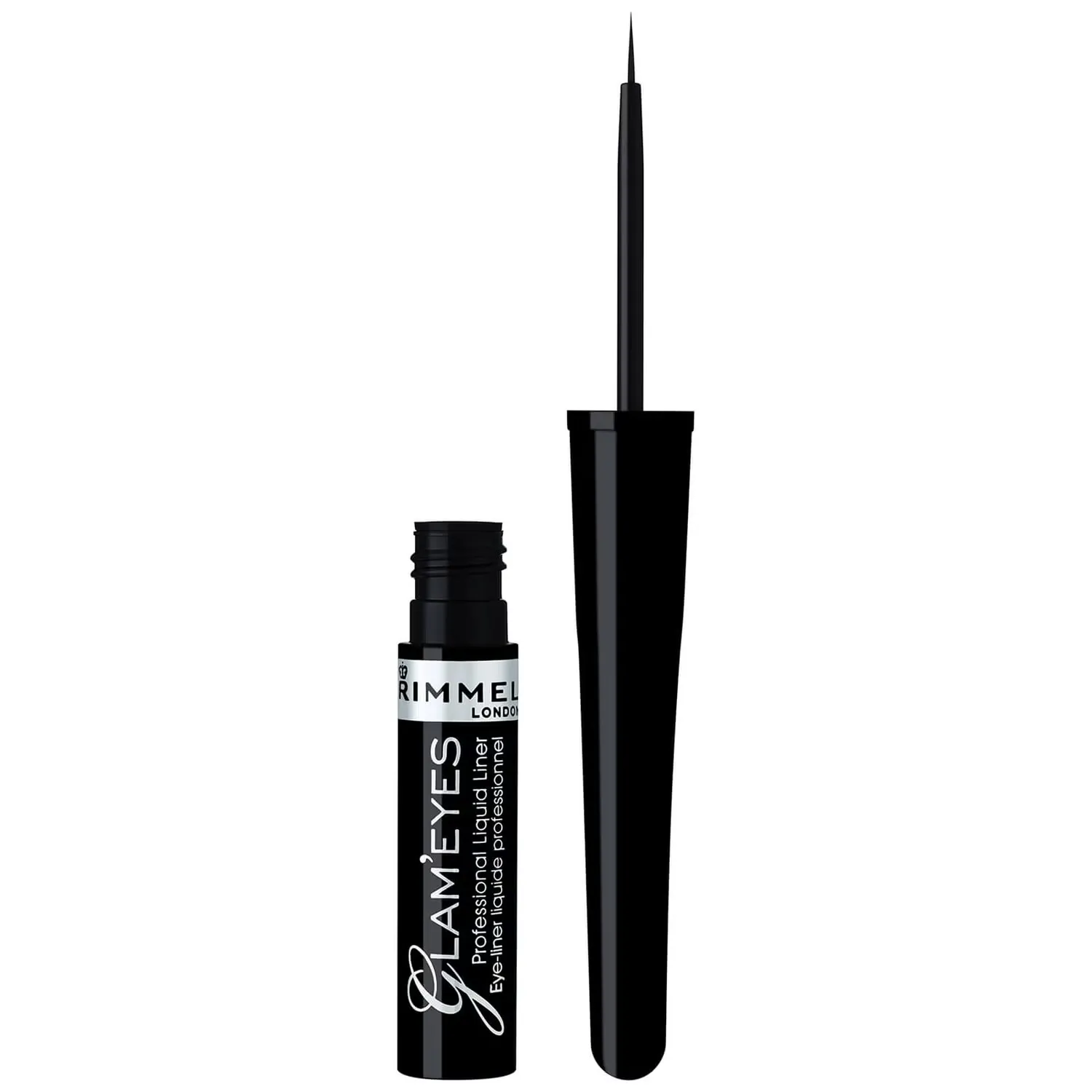 

London Glameyes Professional Liquid Eyeliner - 01 - Black Glamour, 4 мл Rimmel