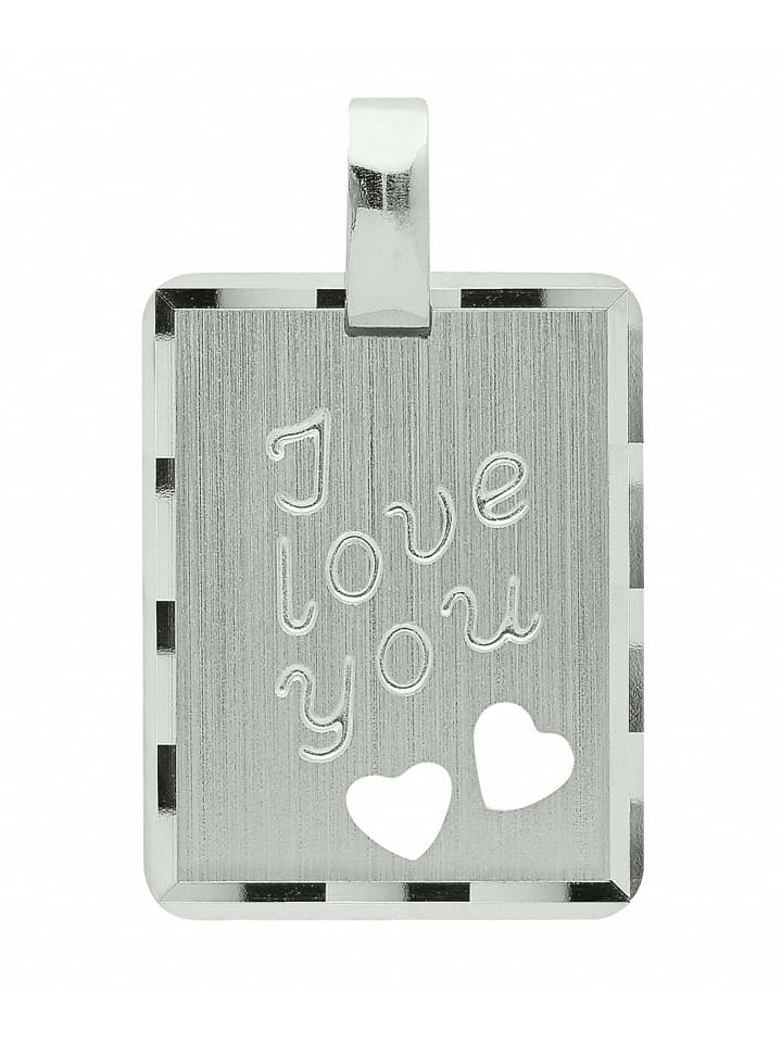 

Adeliás Женский кулон из серебра 925 пробы с гравированной пластиной