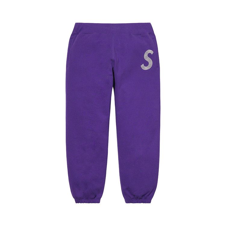

Спортивные брюки Supreme x Swarovski S Logo Sweatpant, Purple