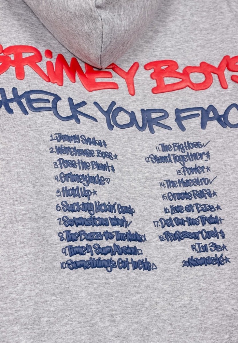 

Толстовка с капюшоном Grimey, серый