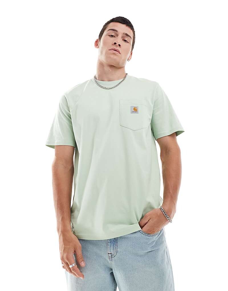 

Carhartt WIP – зеленая футболка с карманом