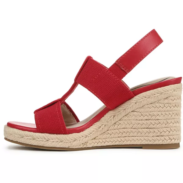 Женские эспадрильи на клиньях Tallulah Lifestride, цвет red faux leather — фото 2