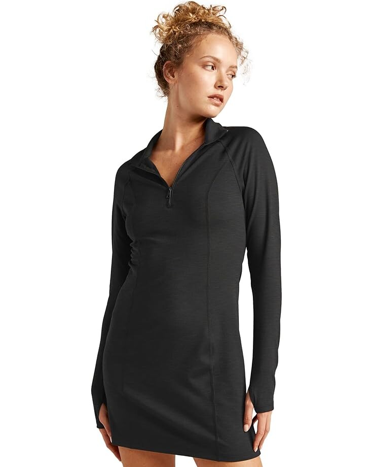 

Платье Beyond Yoga Heather Rib Westside, цвет Black Heather