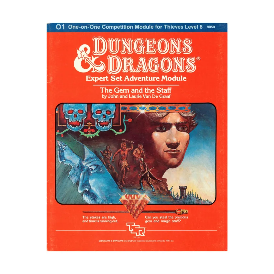 

Модуль Gem and the Staff (2nd Printing), Basic Dungeons & Dragons (Original Edition) - Modules & Adventures - Assorted