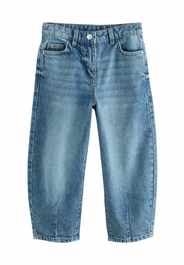 Джинсы Regular fit Next, модель Tapered Fit, цвет средне-синий деним