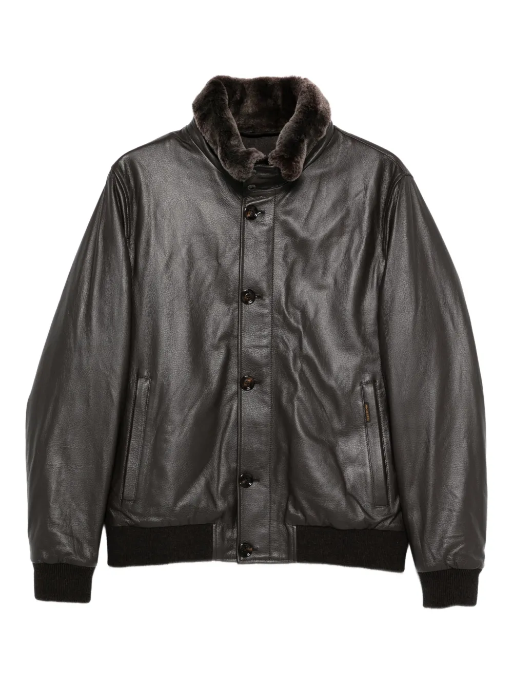 

Куртка с искусственным мехом Moorer, коричневый