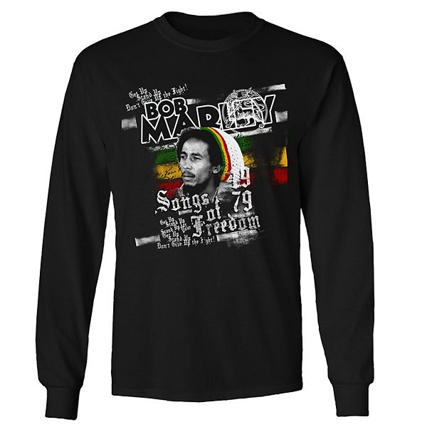 

Мужская футболка с длинным рукавом Bob Marley Freedom Licensed Character