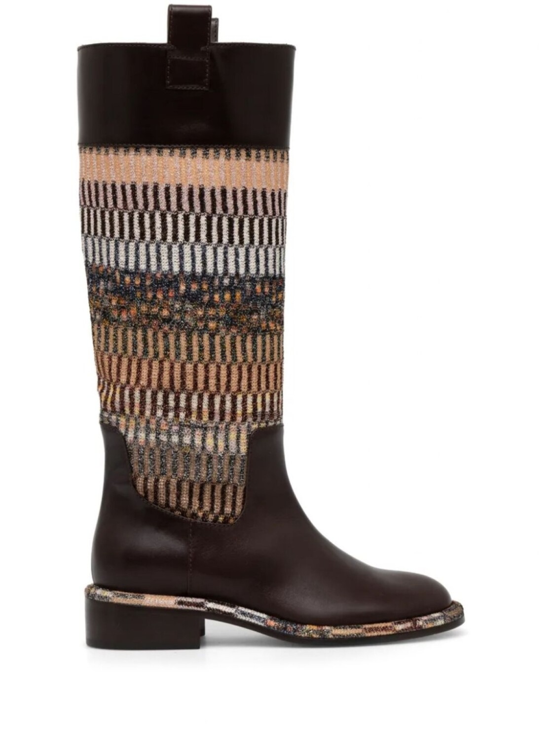 Missoni сапоги со вставками, коричневый