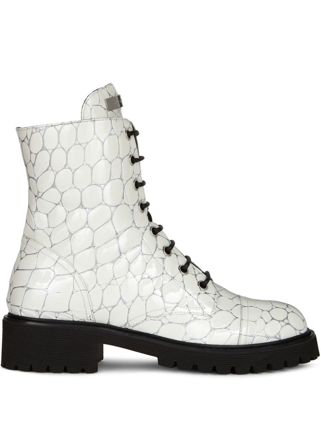 Giuseppe Zanotti ботинки Thora на шнуровке, белый