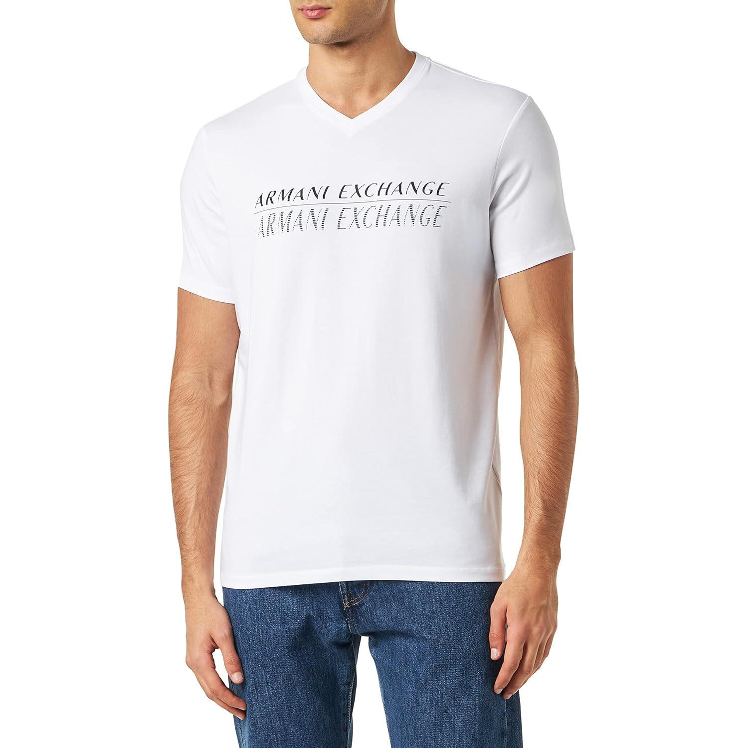 

Футболка мужская белая AE SS23 ARMANI EXCHANGE