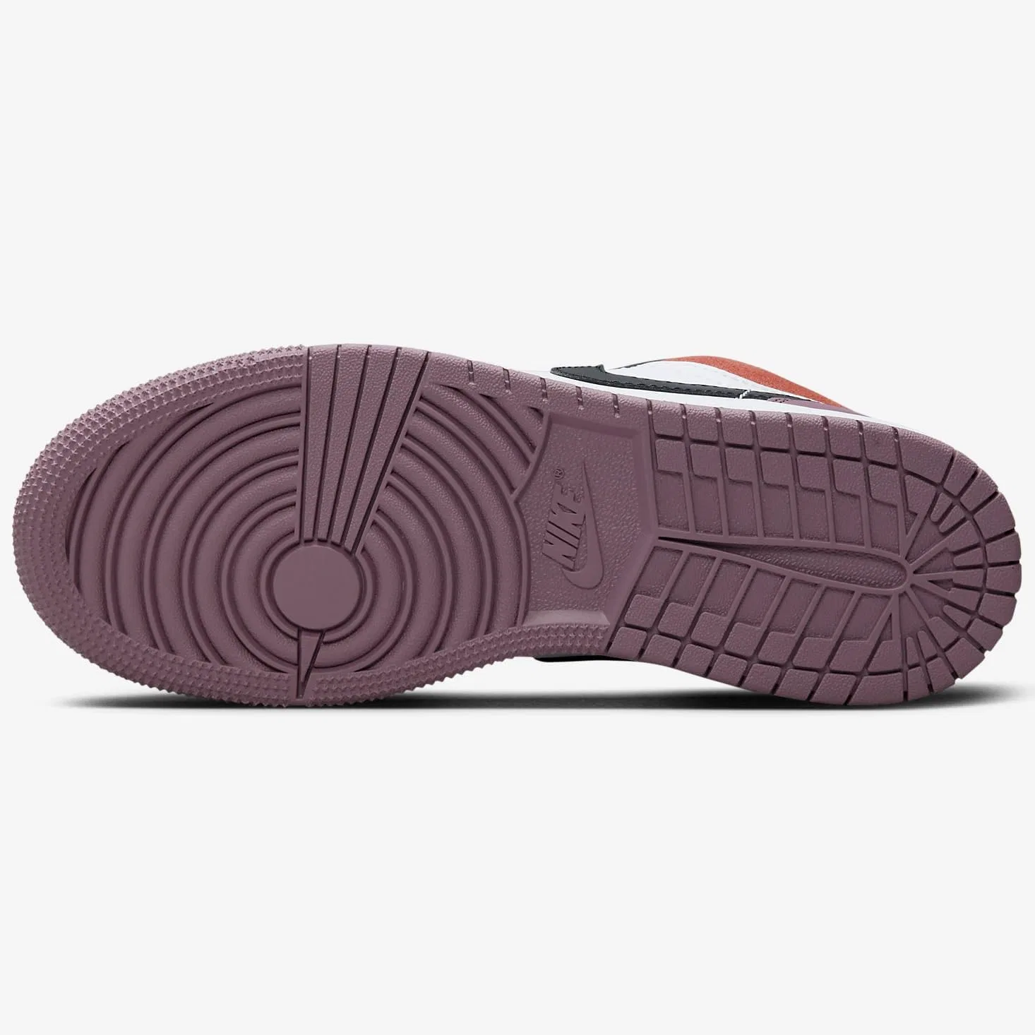 Кроссовки баскетбольные Nike, цвет White/Sky J Orange/Sky J Mauve/Black — фото 4