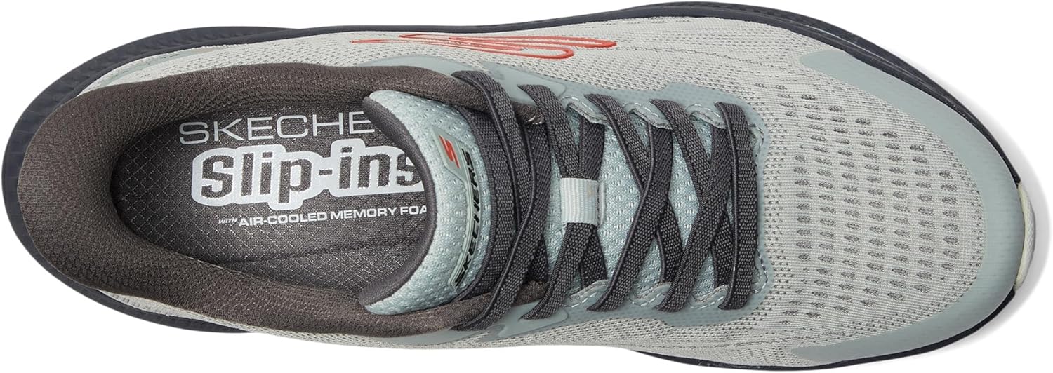 Мужские кроссовки Skechers Go Run Consistent 2.0 Lockhart, серый/угольный — фото 2