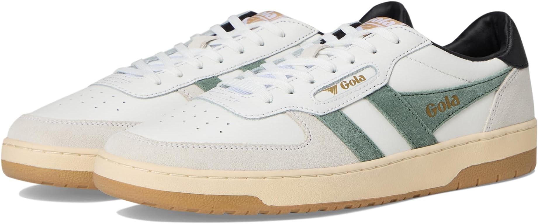 

Кроссовки Gola Hawk, цвет White/Sage/Black