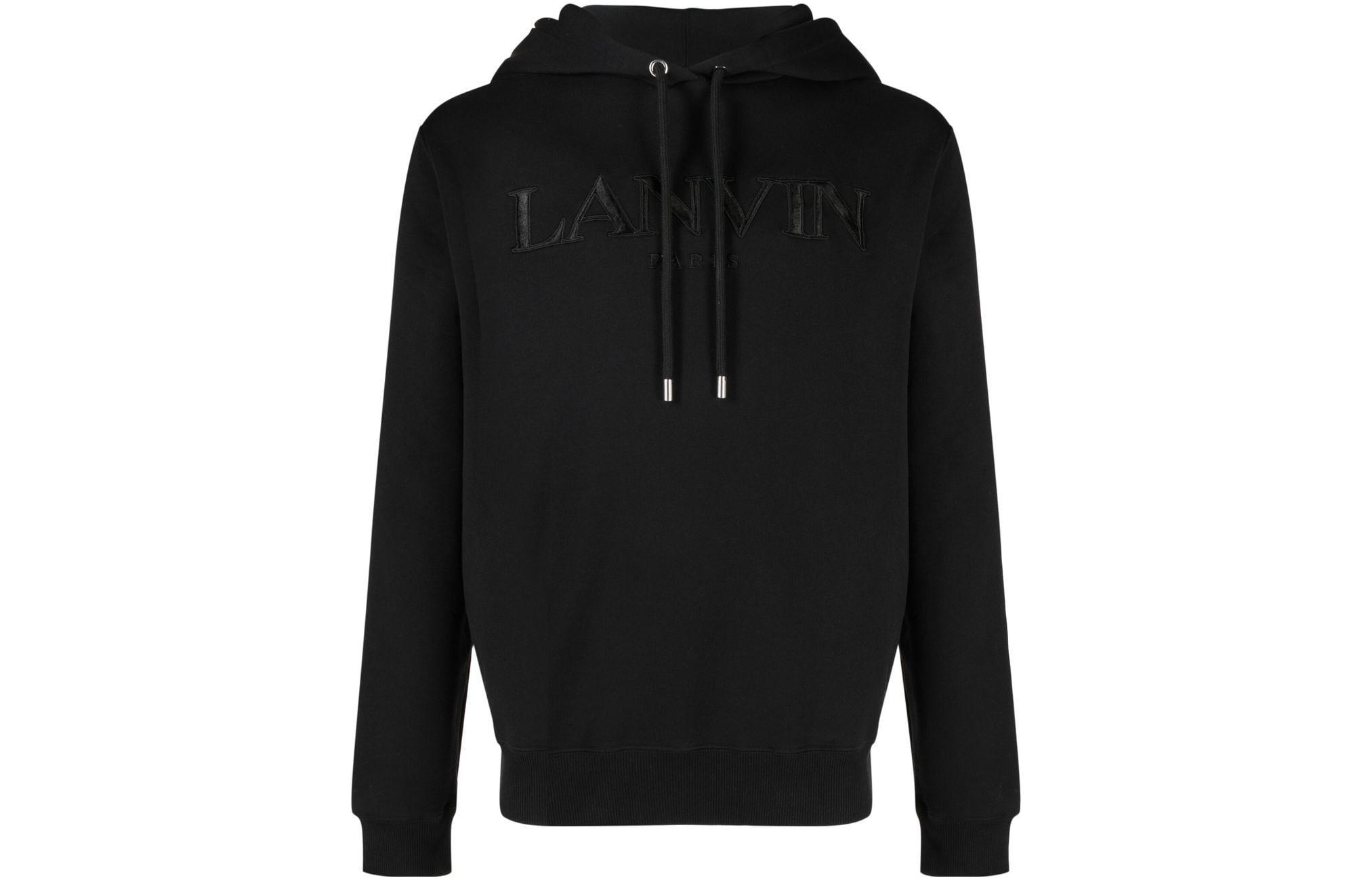 

Длинная флисовая толстовка Eusebio Lanvin, черный
