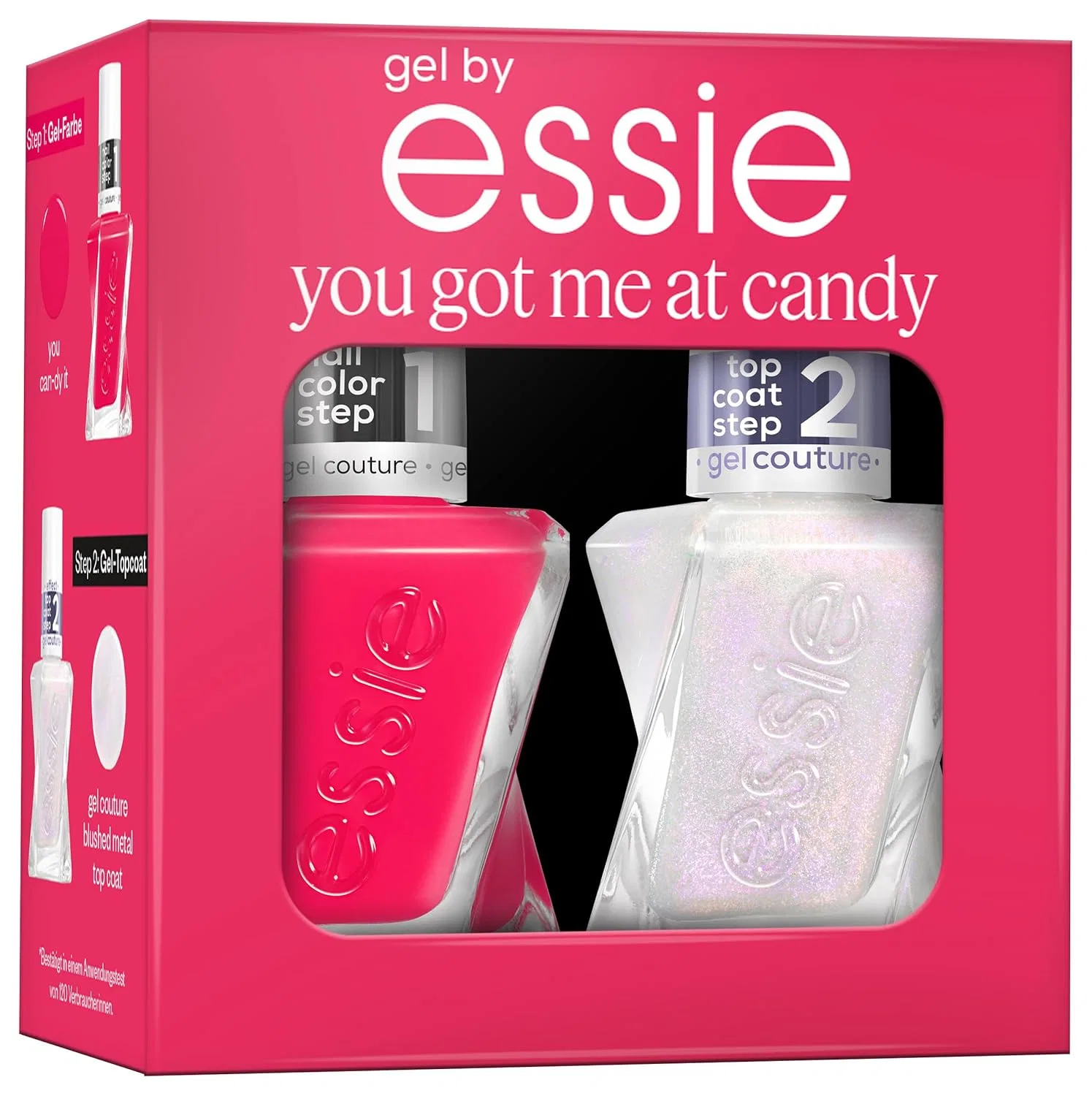 Набор гель-лаков essie You Got Me At Candy с верхним покрытием Essie