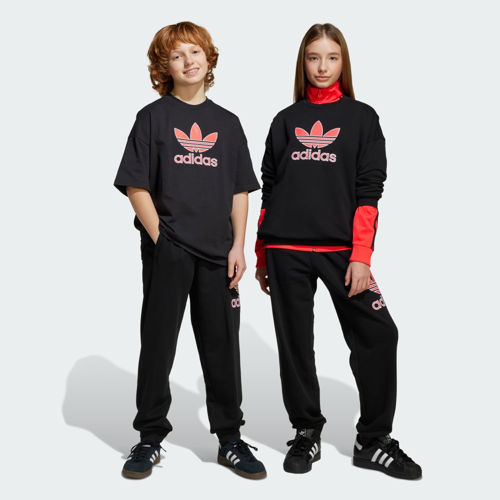 

Спортивные брюки Adidas Big Logo Execution Oversized Sweat Pants Kids, черный