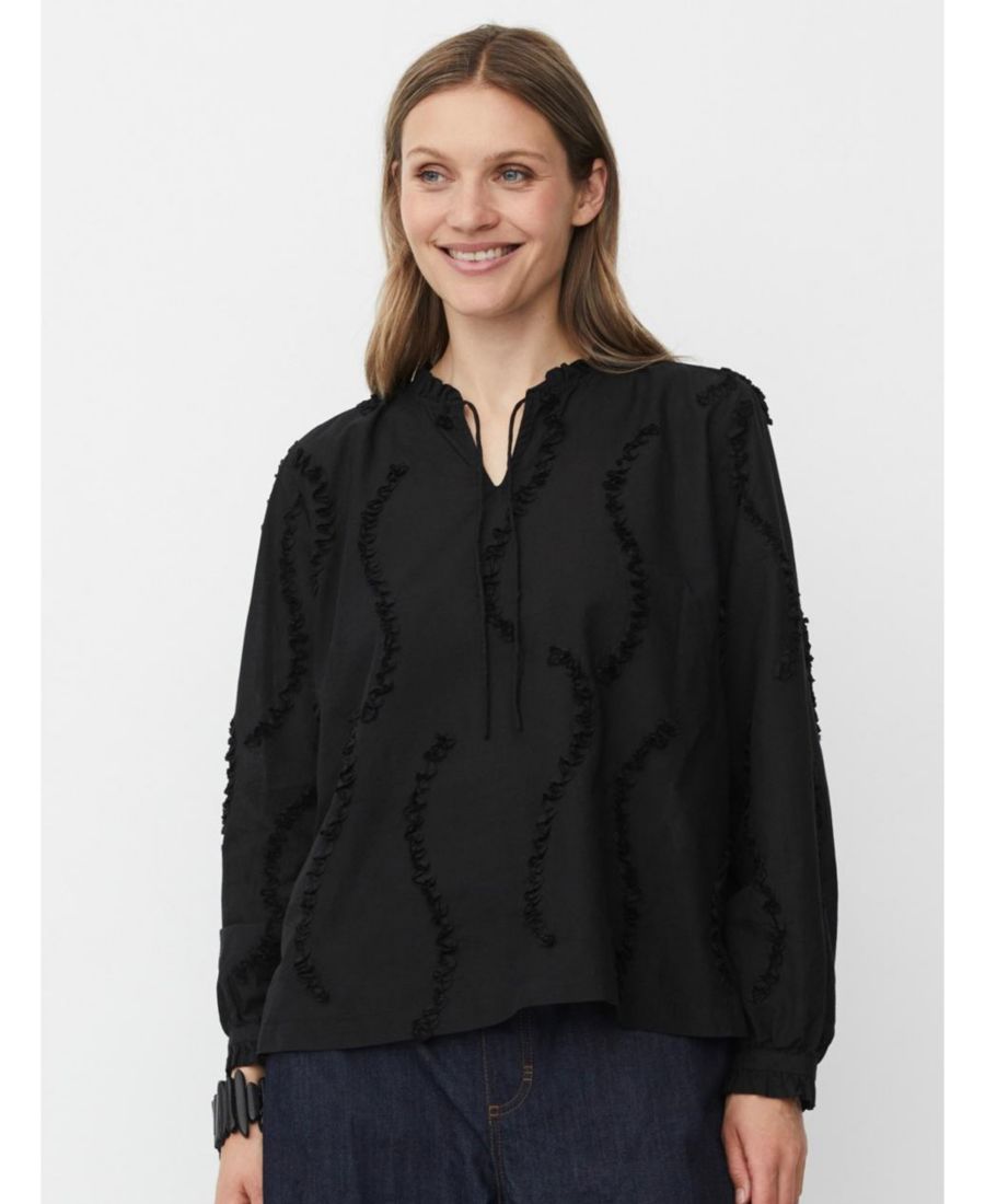 

Женская блузка MaDolvira с оборками Masai Copenhagen, Black