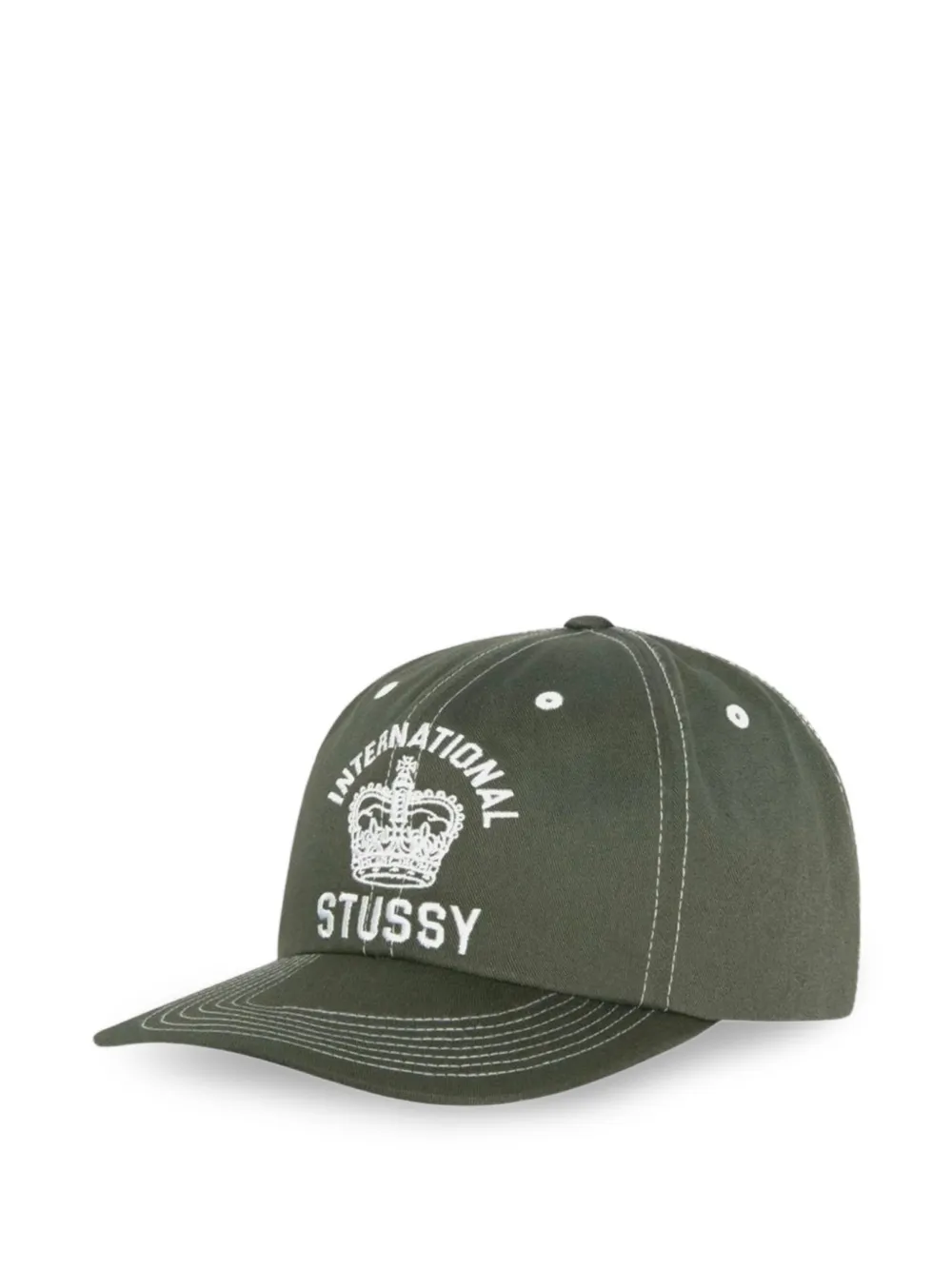 

Бейсболка с принтом Stüssy, зеленый