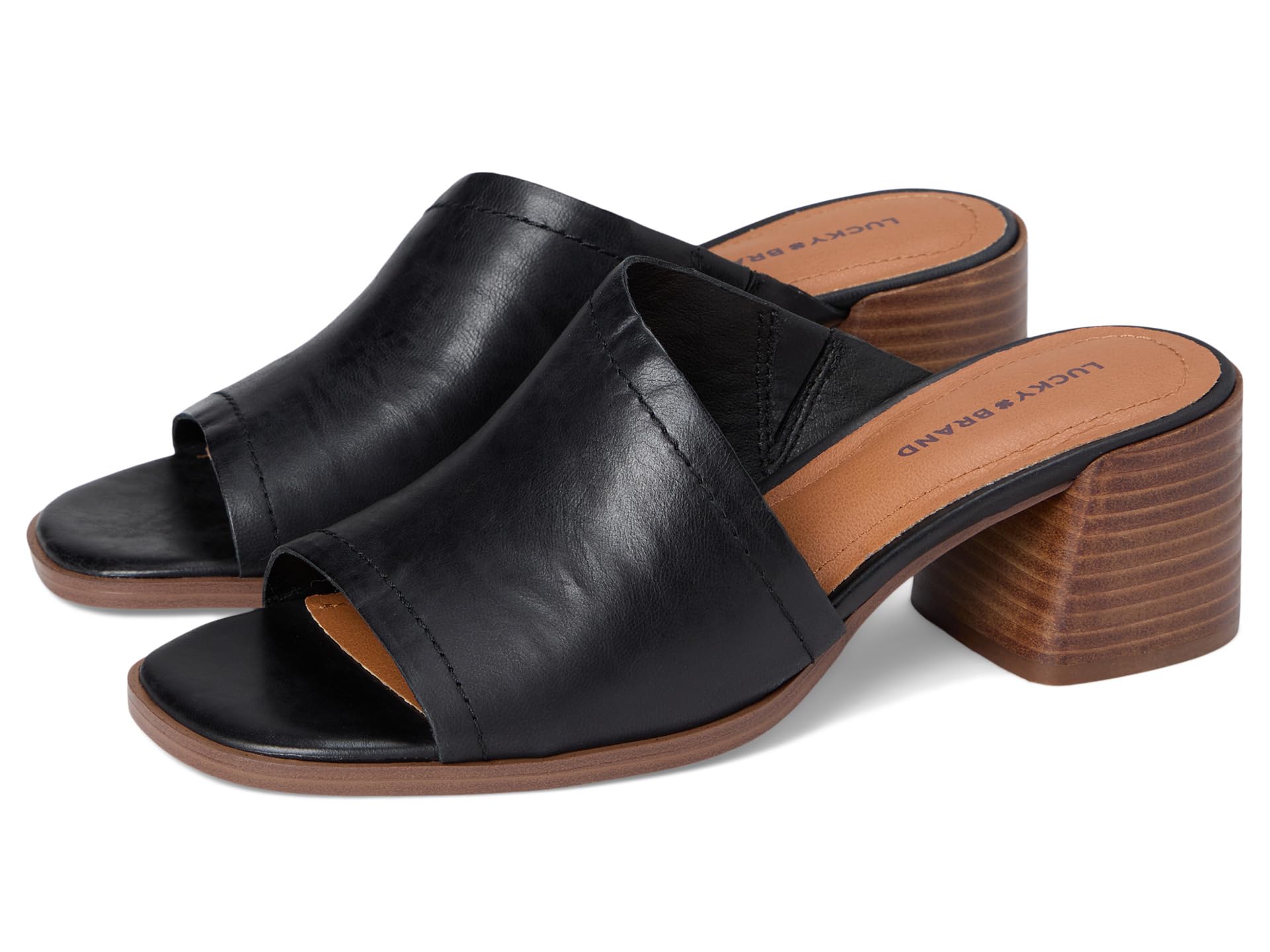 Туфли Lucky Brand Jamira Asymmetrical Mule, черный