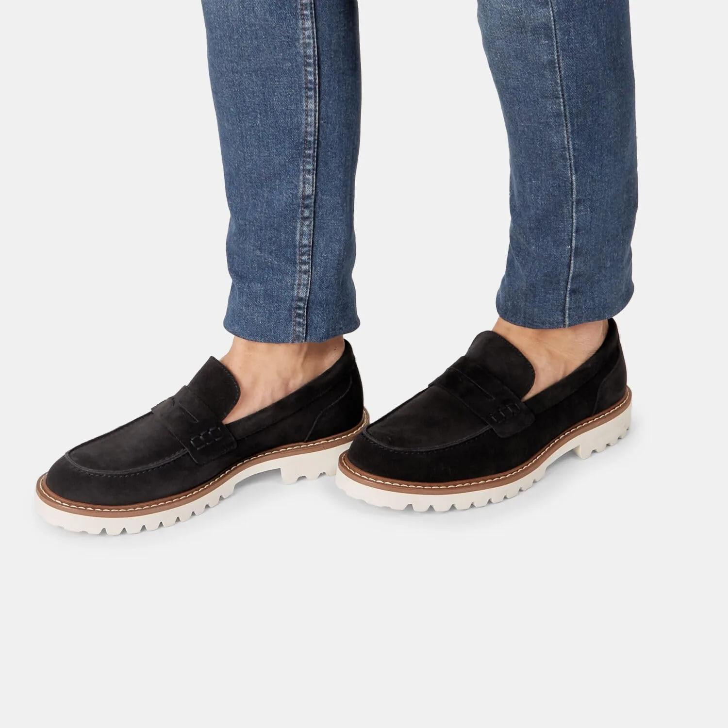 Мужские лоферы Bata Red Label: повседневные, элегантные, современные, уникальные, летние, синий — фото 2