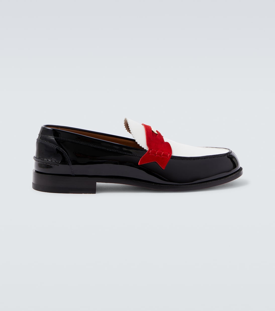 

Пенни-лоферы из лакированной кожи Christian Louboutin, Mult