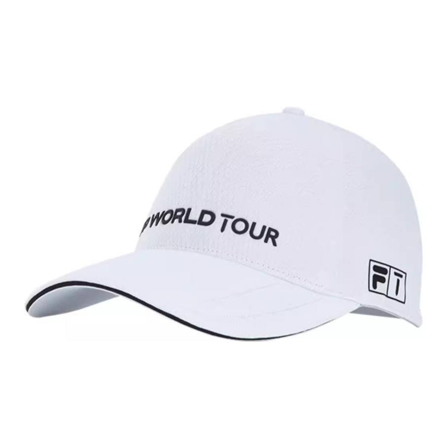 

FILA Бейсболка мужская белая из полиэстера с эластаном, White