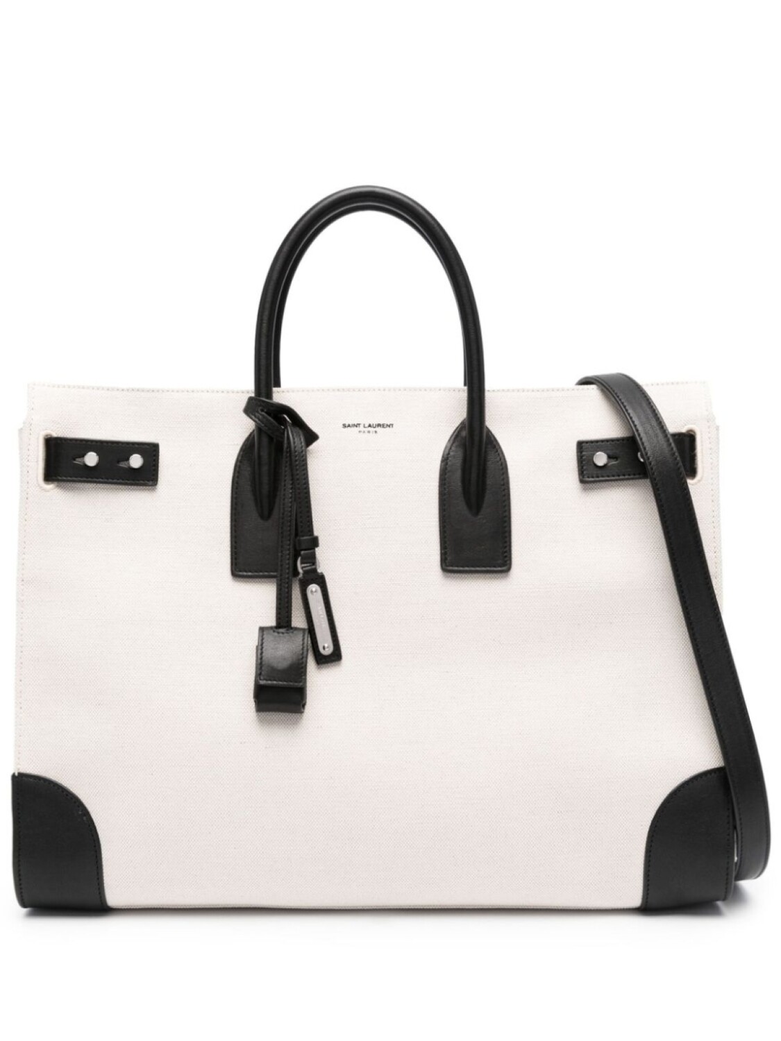 

Saint Laurent большая сумка-тоут Sac De Jour, белый