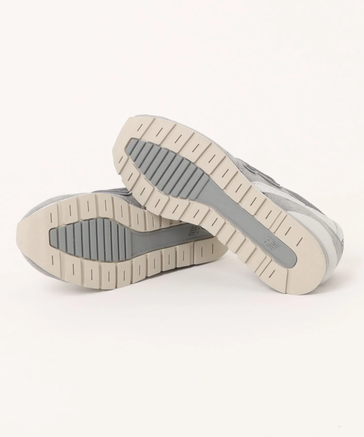 Мужские кроссовки из натуральной кожи и замши U996 New Balance серые — фото 3