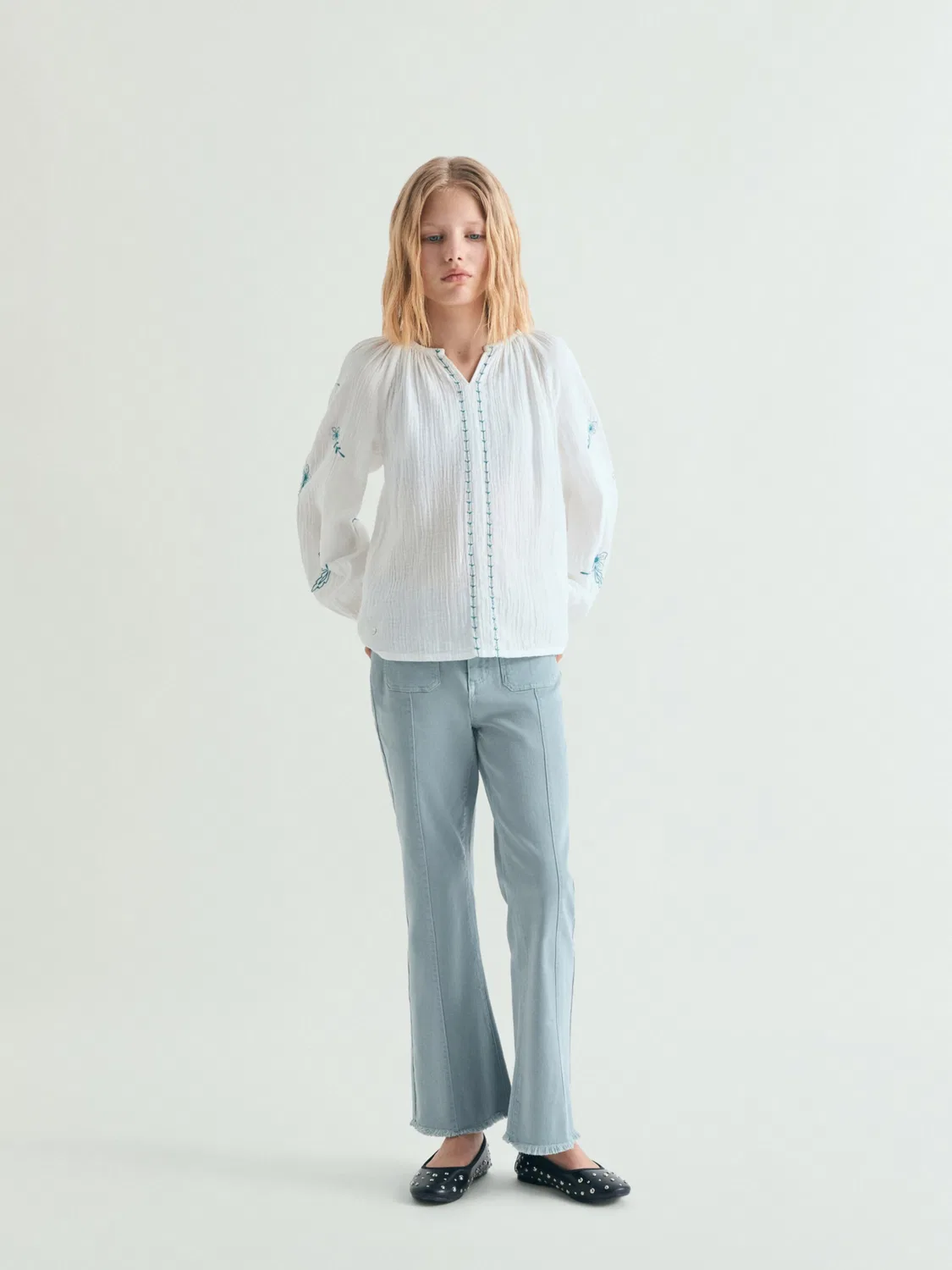 Regular fit Блузка ' ' Scalpers, White — фото 3