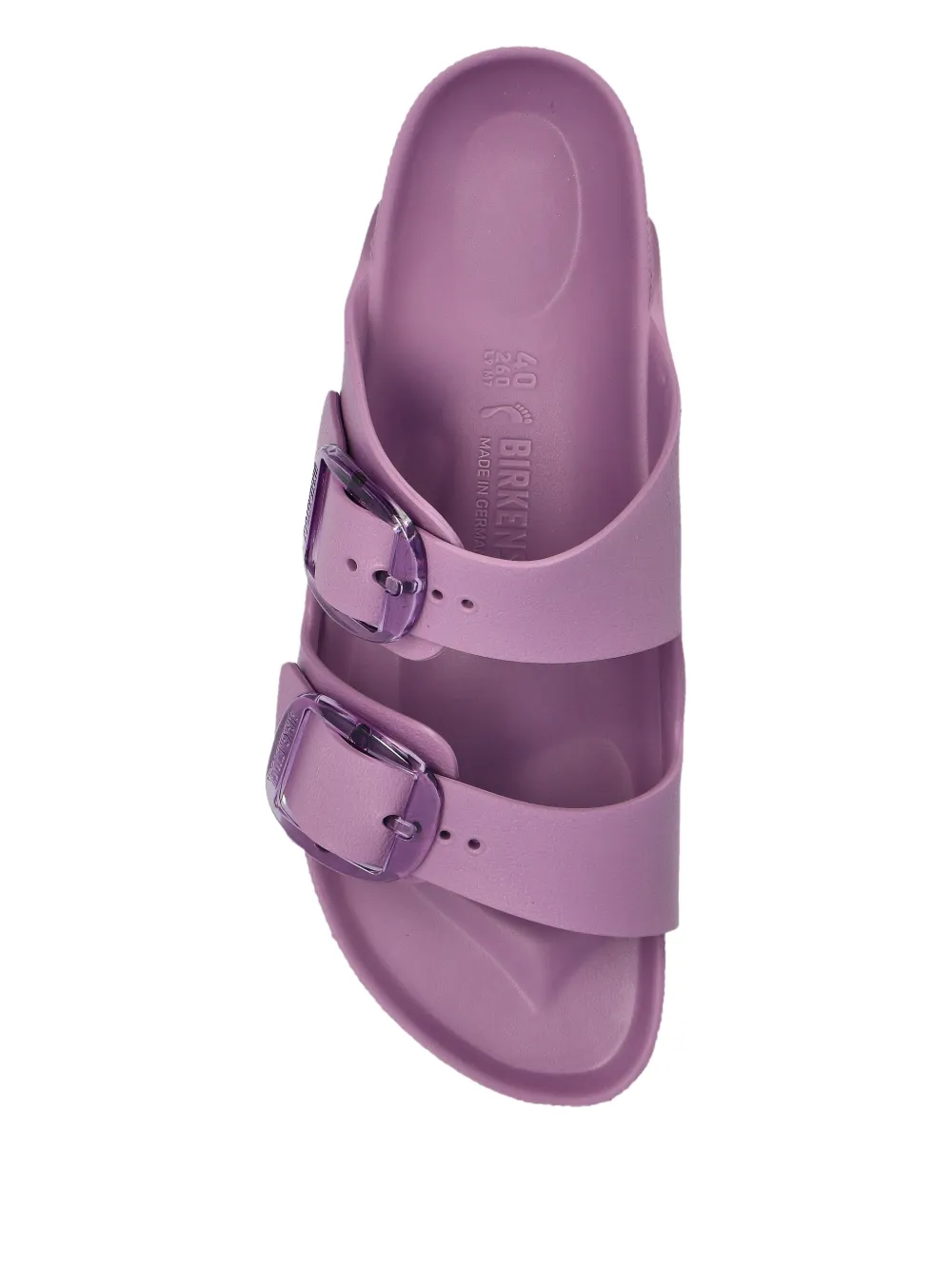 Шлепанцы Arizona с пряжками Birkenstock, фиолетовый — фото 4