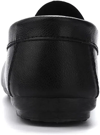 Лоферы кожаные Moccasins Black — фото 3