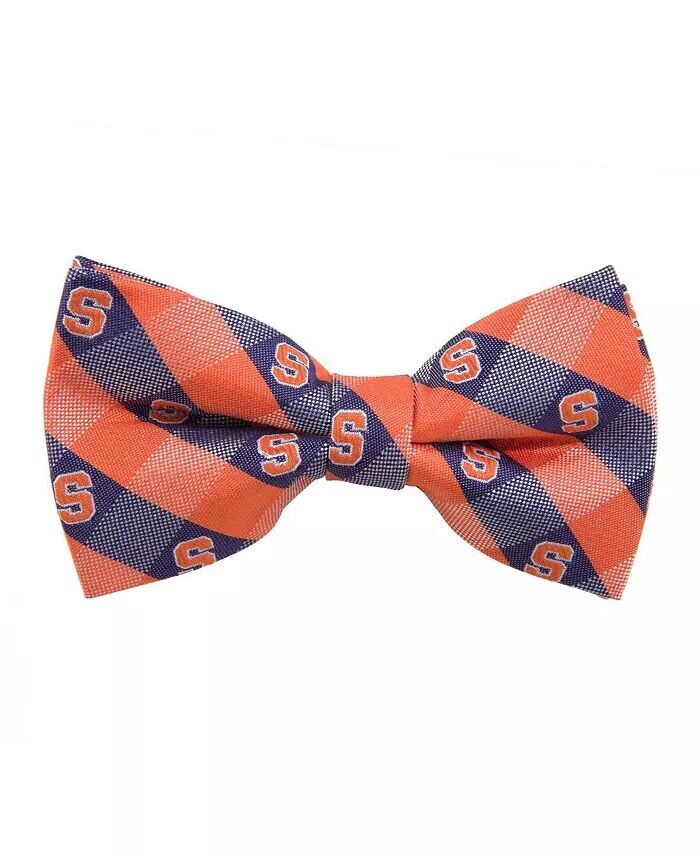 

Мужской оранжевый галстук-бабочка в клетку Syracuse Orange Check Eagles Wings