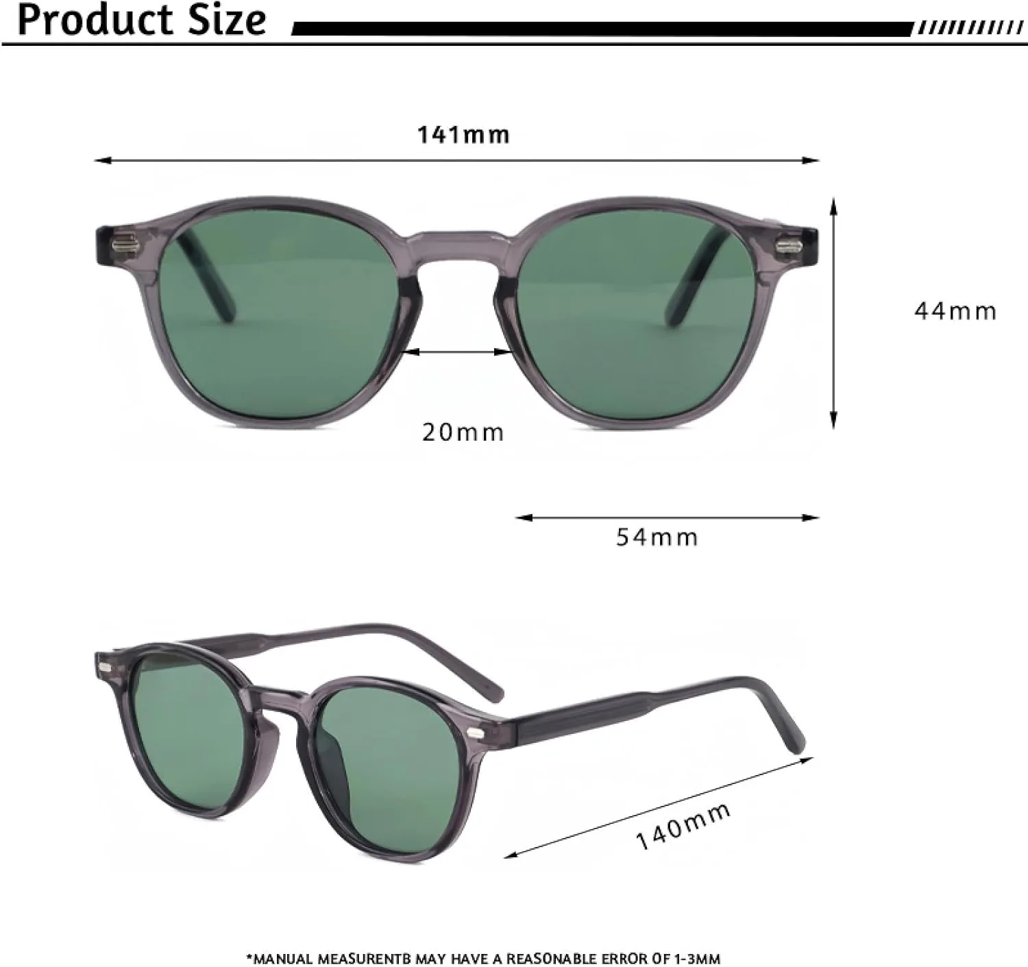 

Поляризованные круглые солнцезащитные очки для мужчин в стиле панк-ретро, ​​женские солнцезащитные очки с защитой от УФ-излучения UV400 TOIPASTN, C06 Blue