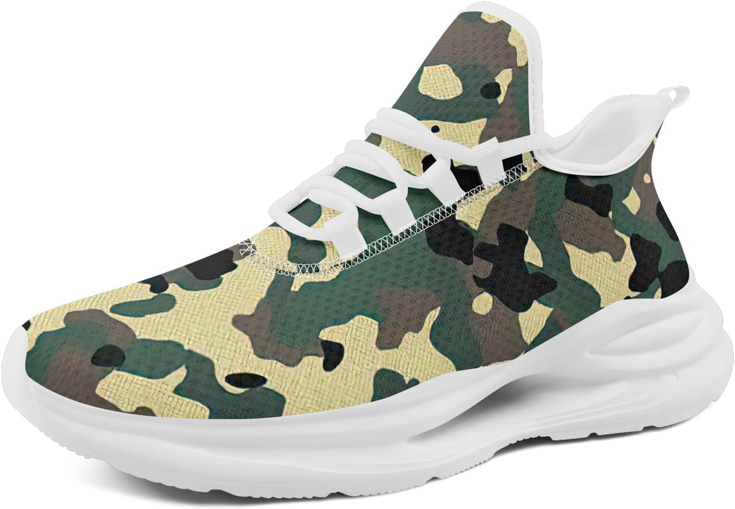

Камуфляжные кроссовки для бега для мужчин и женщин, легкие, дышащие спортивные кроссовки с амортизирующей подошвой из EVA, для троп, пробежек и тренажерного зала Awsole