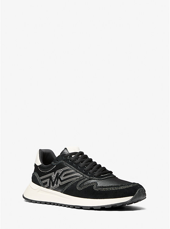 

Кроссовки из кожи Dax Michael Kors, черный