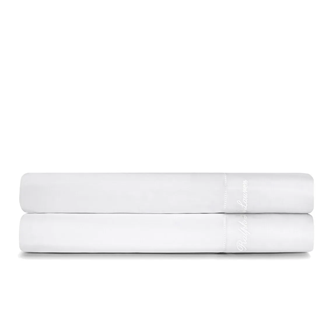 

Плоский атласный лист RL, плотность нити 624 Ralph Lauren Home, белый