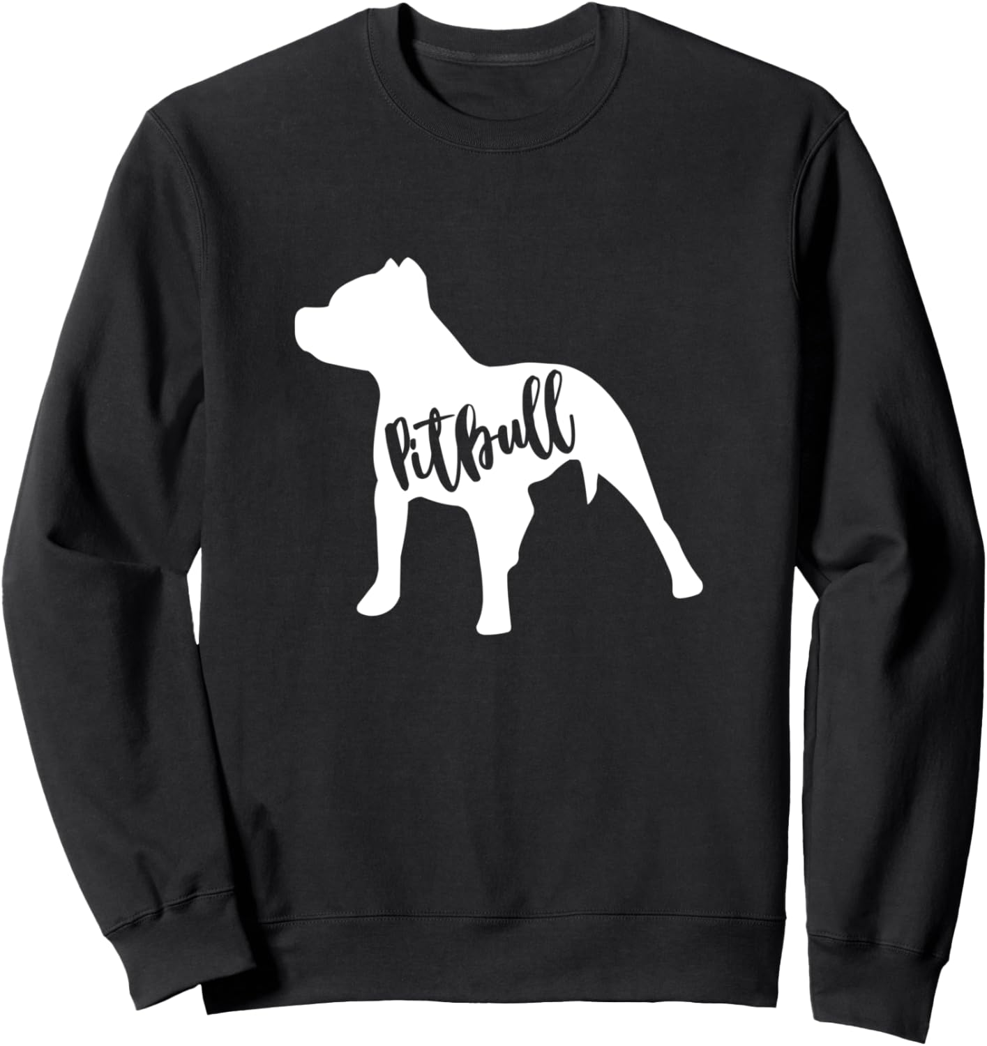 

Футболка с надписью «Pitbull Words» - подарок для мамы и папы, любящих собак, и для дрессировщика питбулей Shirtbooth: Pitbull Shirts, черный