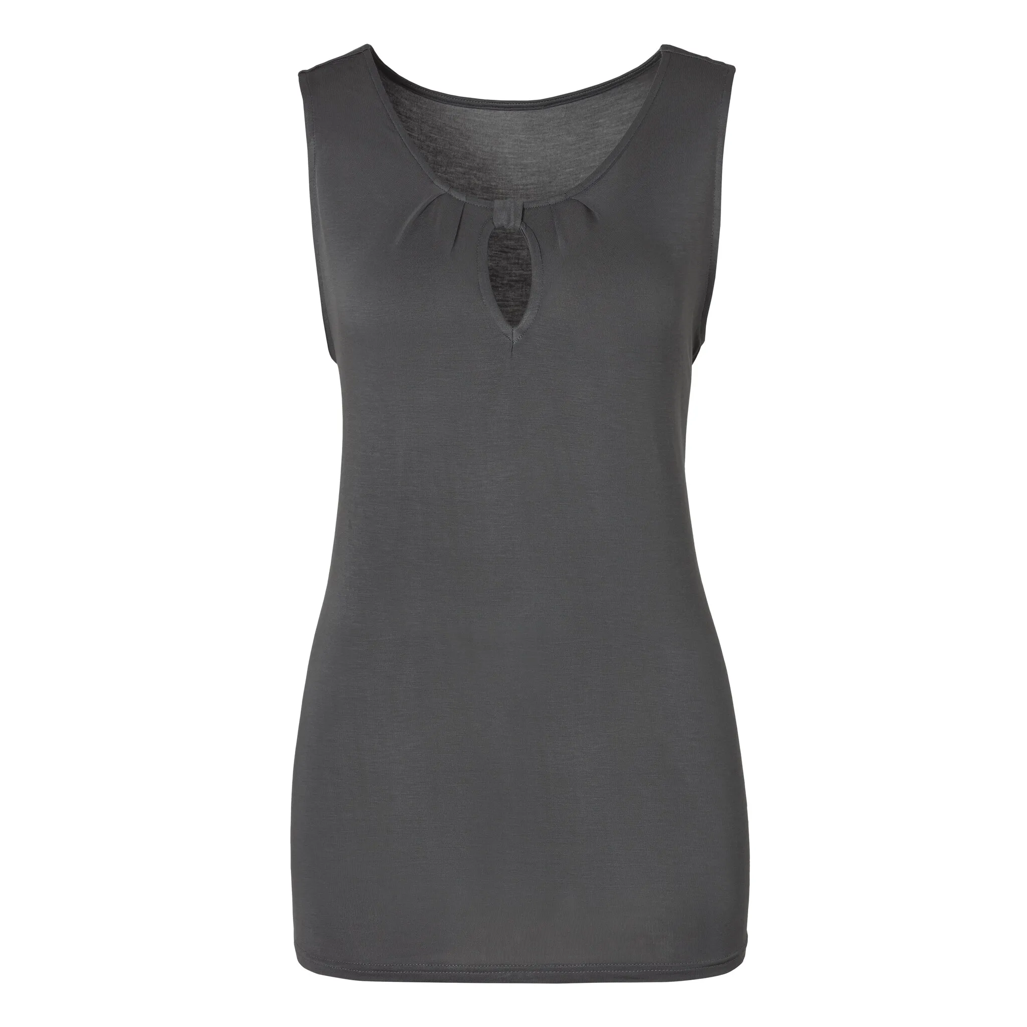 

Топ-рубашка LASCANA (2 шт. в упаковке) с небольшим вырезом на горловине, красный