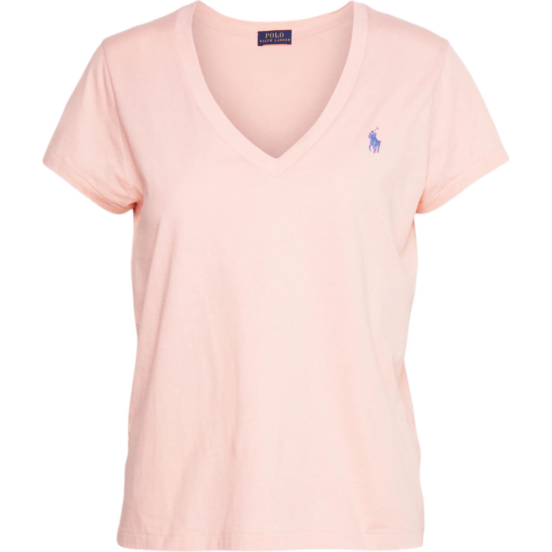 

Футболка с вышитым логотипом Polo Ralph Lauren, розовый