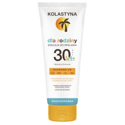 

Kolastyna 250 мл SPF30 Семейная солнцезащитная эмульсия Sarantis S.A. Opalanie