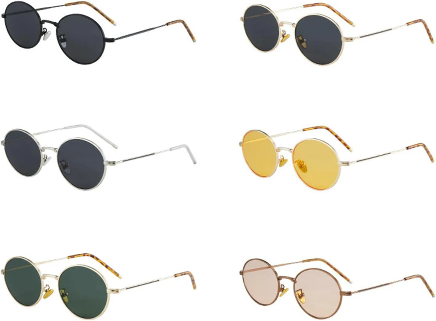 

Солнцезащитные очки Willochra в маленькой металлической оправе овальной формы для женщин, модные круглые очки 2024 года, винтажные солнцезащитные очки для мужчин, C4