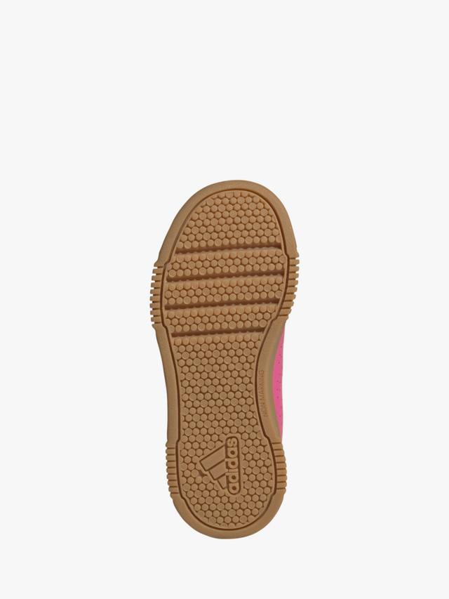 Детские спортивные кроссовки Tensaur на шнурках adidas, Magenta/White — фото 4