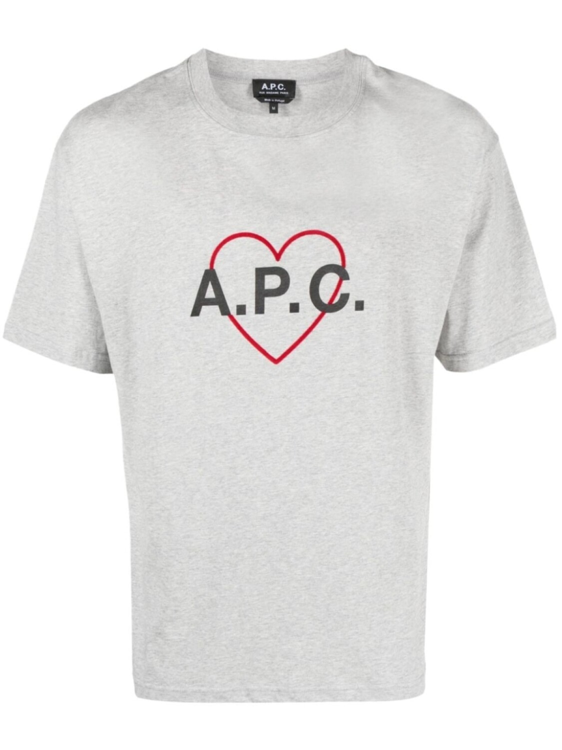 

Футболка с логотипом A.P.C., серый