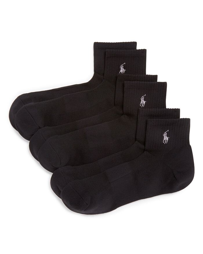 

Спортивные носки Polo Ralph Lauren Quarter, 3 шт, черный