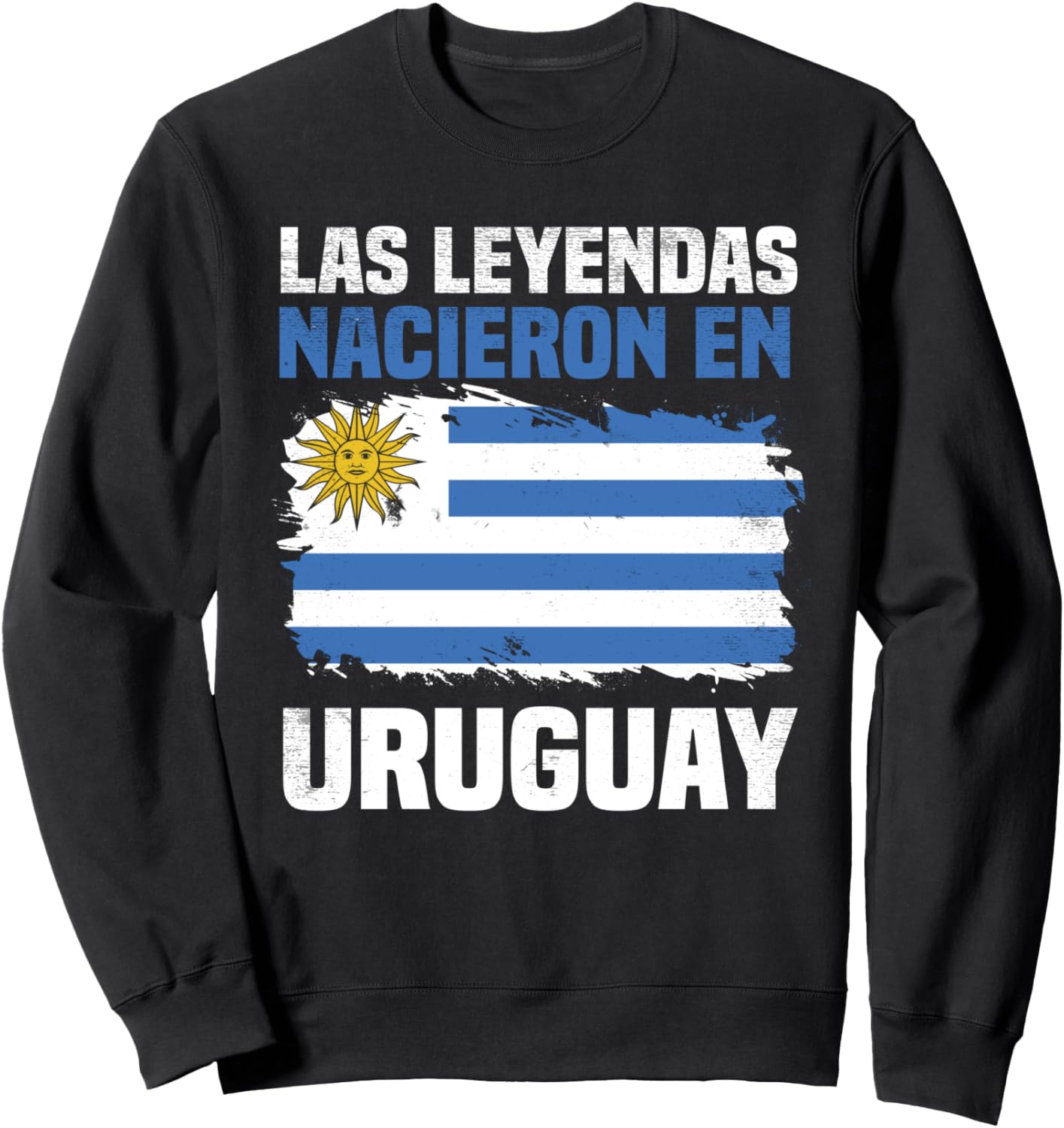 

Толстовка с изображением уругвайского флага и уругвайских корней Uruguay Flag Design Uruguayan Heritage Pride, черный