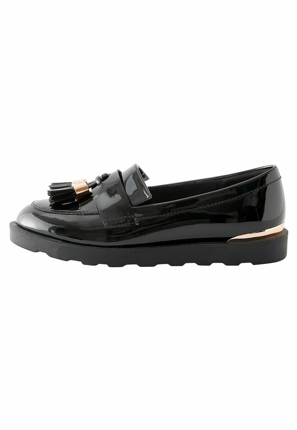 

Слипоны School Tassel Loafers Next, цвет black/rose/gold