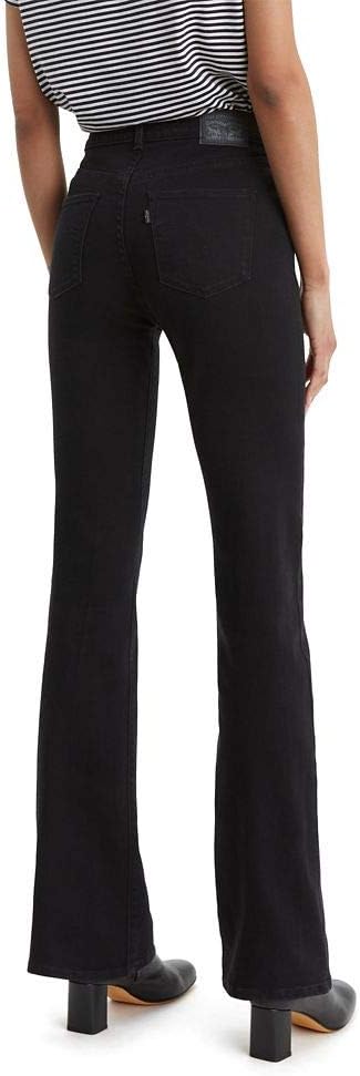 Женские классические джинсы-клеш Levi's, Soft Black — фото 3