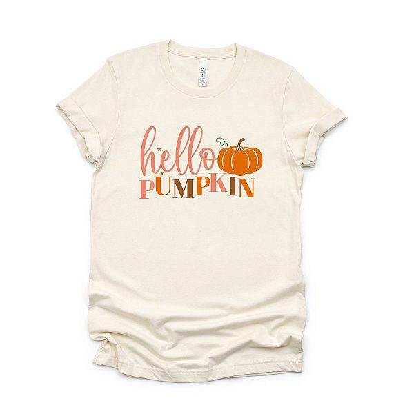

Футболка с принтом Hello pumpkin Simply Sage Market, Cream