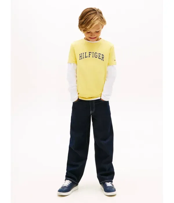 Футболка VARSITY regular fit Tommy Hilfiger, желтый — фото 2